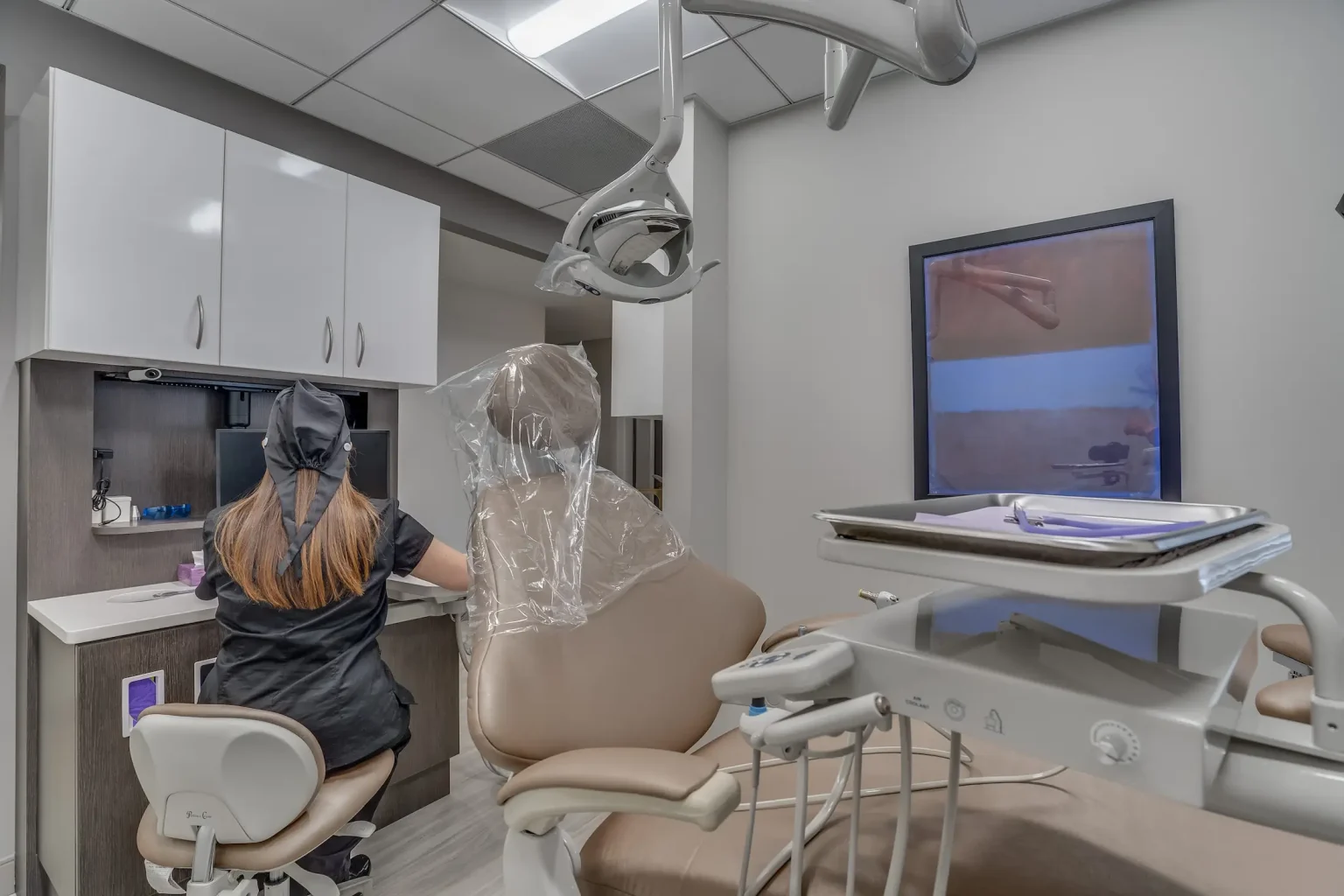 Modern Dental Treatment Room With Advanced Equipment